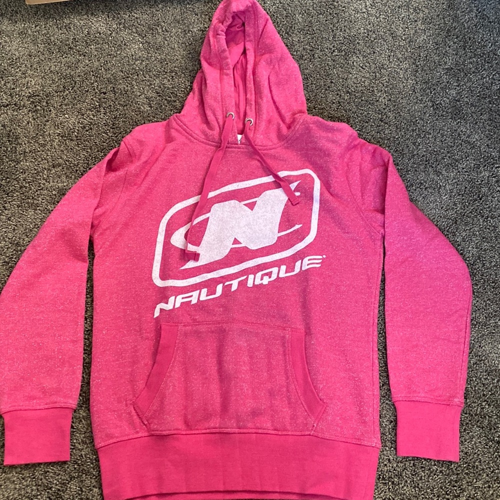 Nautique hoodie pink sparkle size small